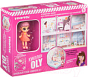 Комплект аксессуаров для кукольного домика Bondibon Кукольный уголок и куколка Oly. Ванная комната / ВВ4495