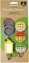 Игрушка для птиц Rosewood Набор-кольца, шары, домик с зеркалом и колокольчиком / 22050/RW