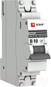 Выключатель автоматический EKF PROxima ВА 47-63 1P 10А (B) 4.5kA / mcb4763-1-10B-pro