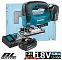 Аккумуляторный лобзик Makita DJV182RT J (2 акк. 18V, 5 А/ч, кейс MakPac)