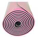 Гимнастический коврик для йоги, фитнеса Zez Sport TPE Pink/Black (175х16х0,5)