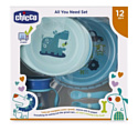 Набор детской посуды Chicco 00016201200000 (голубой)