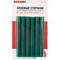 Клеевые стержни Rexant 09-1228 (6 шт, зеленый)