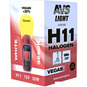 Галогенная лампа AVS Vegas H11 12V 55W 1шт [A78150S]