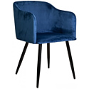Интерьерное кресло AksHome Orly (велюр, синий)