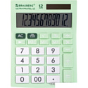 Бухгалтерский калькулятор BRAUBERG Ultra Pastel-12-LG 250504 (мятный)