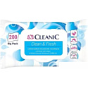 Cleanic Clean&Fresh универсальные для рук и тела с клапаном (200 шт)