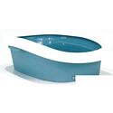 Туалет-лоток Jollypaw 7731516 (голубой/белый)