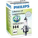 Галогенная лампа Philips H4 LongLife EcoVision 1шт [12342LLECOC1]