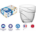 Набор стаканов для воды и напитков Duralex Wave Clear 1050AB06C0111