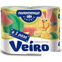 Бумажные полотенца Veiro Classic Plus 2-х слойные (2 рулона)