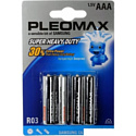 Батарейка Pleomax R03 PSR03 4 шт