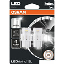 Светодиодная лампа Osram W21W LEDriving White 2шт