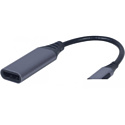 Адаптер Cablexpert A-USB3C-DPF-01 USB Type-C - DisplayPort (0.15 м, фиолетовый)