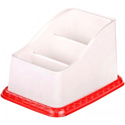 Сушилка для столовых приборов Альтернатива Каскад М5718 (белый/красный)