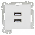 Розетка USB Mutlusan 2100-449-0101 (белый)
