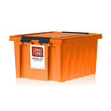 Контейнер Rox Box 36 л. универсальный с крышкой, оранжевый