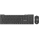 Комплект клавиатура + мышь Defender C-777 (черный)