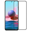 Защитное стекло CASE Full Glue для Xiaomi Redmi Note 10 (4G) / Redmi Note 10S (черный)