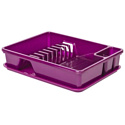 Сушилка для посуды с поддоном Drina 10061 (фиолетовый)