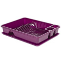 Сушилка для посуды с поддоном Drina 10168 (фиолетовый)