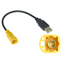 USB-переходник для подключения магнитолы Incar VW-FC107 (VW, Skoda)