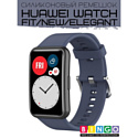 Ремешок Bingo Silicone для HUAWEI Watch FIT Серо-синий