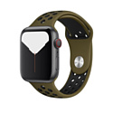 Ремешок Bingo Sport для Apple Watch 38/40/41mm (S) оливковый/черный