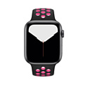 Ремешок Bingo Sport для APPLE Watch 42/44/45mm (S) Черный с розовым