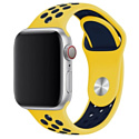 Ремешок Bingo Sport для Apple Watch 42/44/45mm (S) желтый/черный