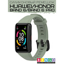 Ремешок Bingo Silicone для HUAWEI Band 6/HONOR Band 6/6 Pro Светло-зеленый