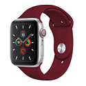Ремешок Bingo Silicone для Apple Watch 42/44/45mm (S) бордовый