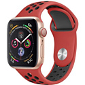 Ремешок Bingo Sport для Apple Watch 42/44/45mm (S) красный/черный
