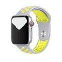 Ремешок Bingo Sport для Apple Watch 42/44/45mm (S) серый/желтый