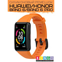 Ремешок Bingo Silicone для HUAWEI Band 6/HONOR Band 6/6 Pro Оранжевый