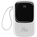 Портативное зарядное устройство Baseus Qpow Pro 20000mAh PPQD060202 (белый)