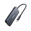 USB-C Hub ANKER Premuim 5-в-1 (ANK-A8334HA1-GR) серый