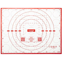 Силиконовый коврик для раскатки/запекания DASWERK 608424 (30x40 см, красный)