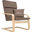 Кресло Calviano Soft 1 (коричневый)