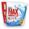 Гель для стирки MAX POWER Color gel  дой-пак (80 стирок) 4 л