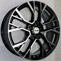 Carwel Камак 1810 7x18 PCD 5x108 ET 43 Dia 65.1 Черный с полировкой