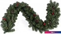 Рождественская ветка Winter Time 270 3A53-G0912-260TD (с шишками)