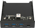 Планка портов на переднюю панель Gembird FP3.5-USB3-3A1C