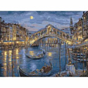 PALITRA Живопись по номерам на картоне Azart "Ночная Венеция", 40х30 см, AZ3040GK-70