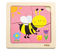 Деревянный пазл Viga  "Пчела", 50138