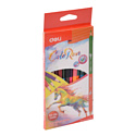 Deli, Китай Набор цветных двусторонних карандашей "Color Run", 12=24 цв., C00520