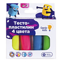 GENIO KIDS, Беларусь Тесто-пластилин Genio Kids Набор «Тесто-пластилин 4 цвета», 120 гр, TA1082