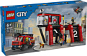 LEGO, Дания Конструктор LEGO City 60414: Пожарная часть с пожарной машиной, 60414