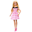 Mattel, Голландия Кукла Barbie серия "65th Anniversary", в розово-белом платье, HTH66