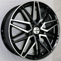 Carwel Вайс 233 7x18 PCD 5x108 ET 33 Dia 60.1 Черный с полировкой